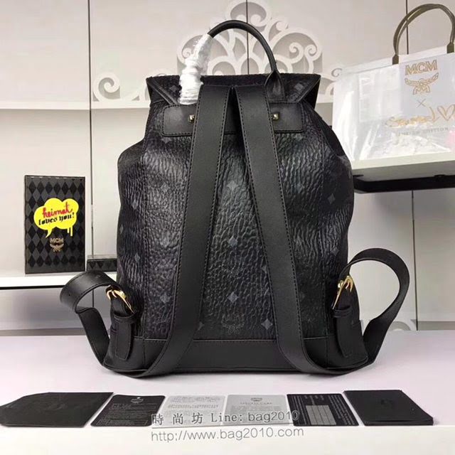 MCM雙肩包 原單 5820 新款MCM 特殊款抽繩雙肩包 百搭時髦款 MCM女背包  mdmc1410